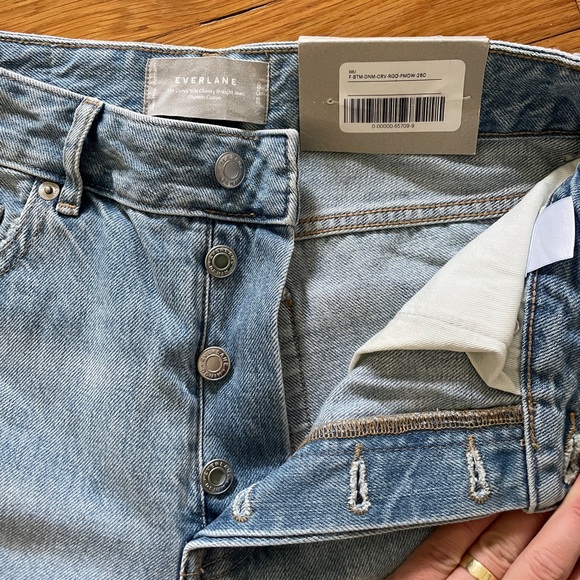 NWT Everlane Curvy ‘90s Cheeky Straight Jean 28 crop - Picture 6 of 13